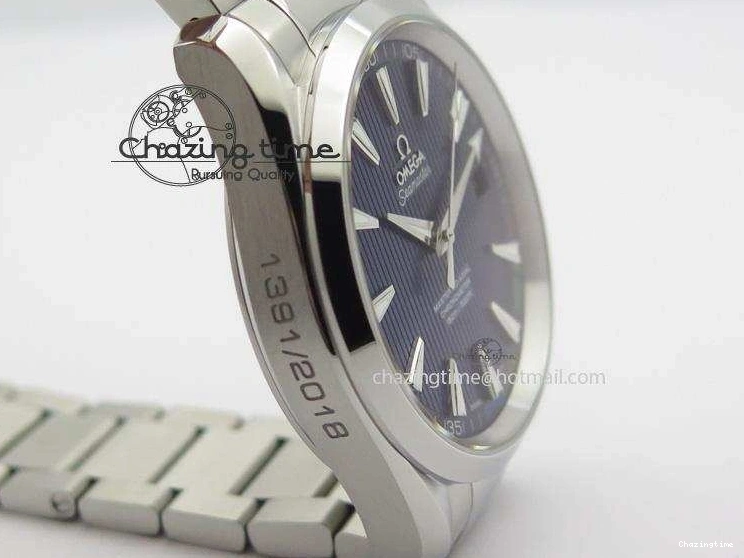 0310 Aqua Terra ‘PyeongChang 2018’ V6F Best Edition Blue Dial On SS Bracelet A UrbanChic 8251
